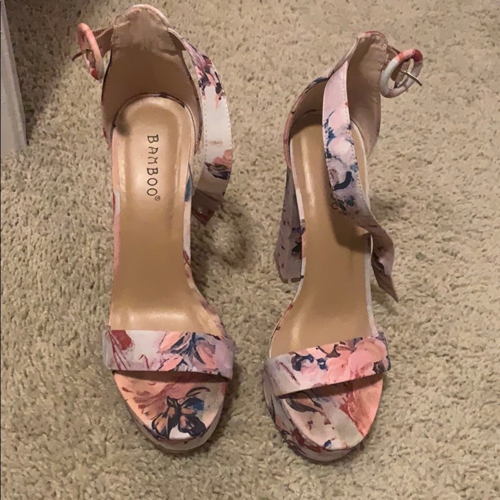 Bamboo flower platforms